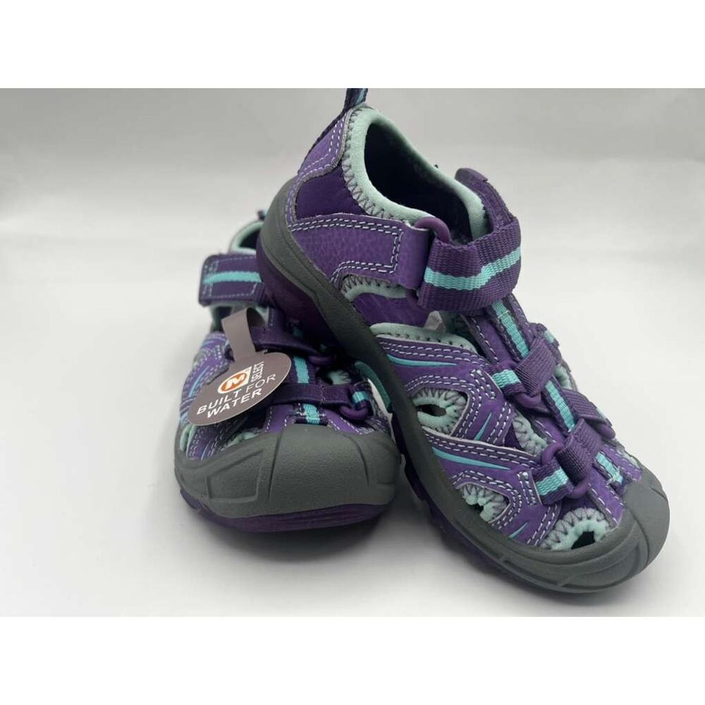 Merrell Hydro Hiker Sandals Girls US 9W EU 27 Purple Water Shoes NEW Box - Picture 2 of 8